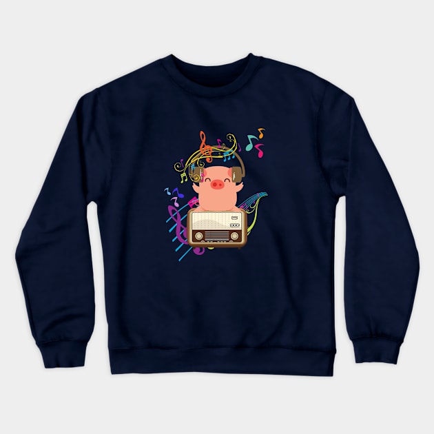 Ham Radio Crewneck Sweatshirt by AlmostMaybeNever